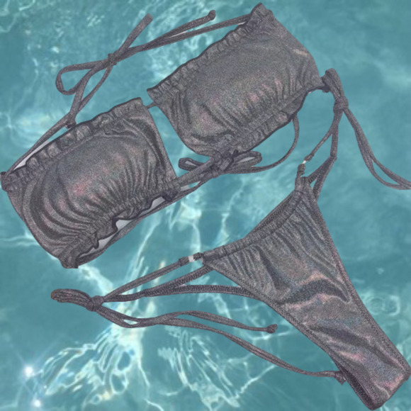 copy - 2 Piece Sparkle Bikini - Picture 1 of 6